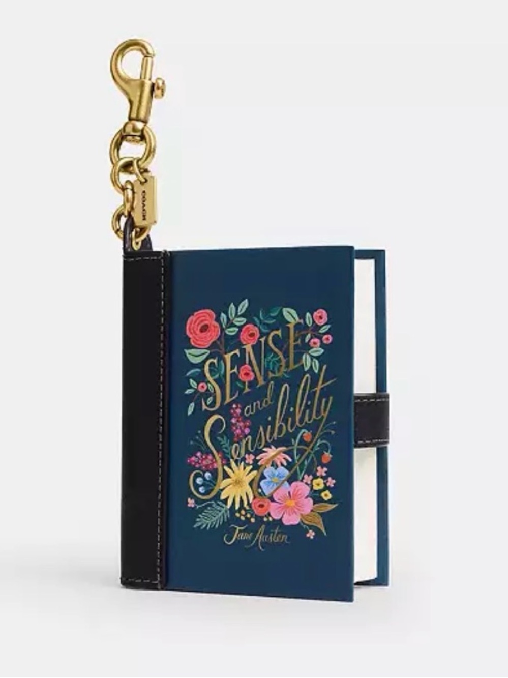 Coach Book Bag Charm - Sense and Sensibility by Jane Austen
